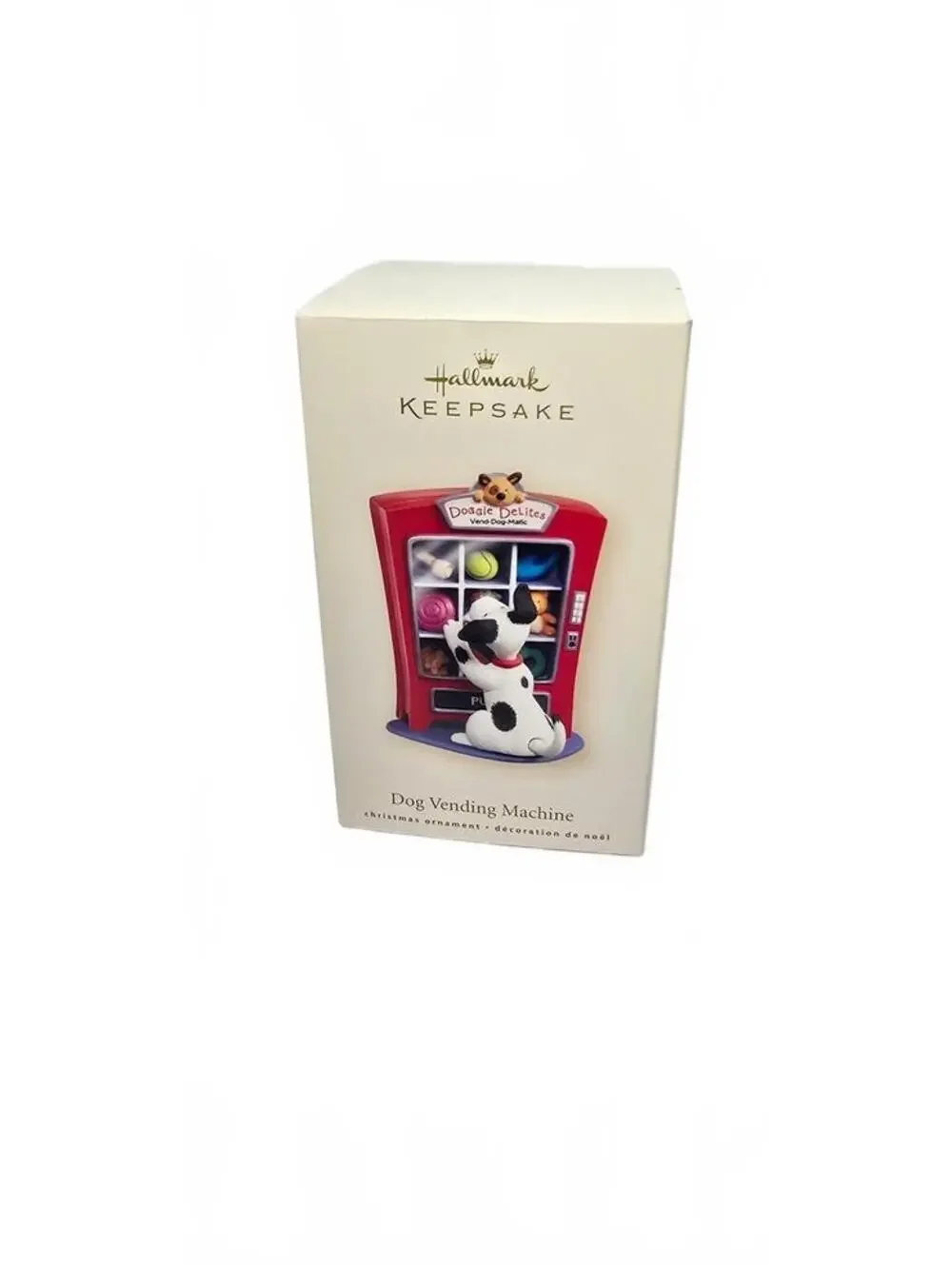 Hallmark Keepsake Dog Vending Machine Ornament 2007